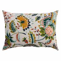 Fiona Garden Paisley Lumbar Outdoor Throw Pillow, 14x20