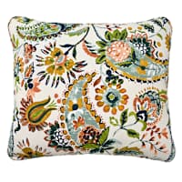 Fiona Garden Paisley Outdoor Corded Back Cushion