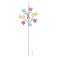 Tulip Spinner Yard Stake, 36"