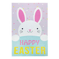 Bunny & Chick Happy Easter Flag, 18"
