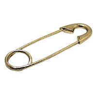 Decorative Gold Safety Pin, 10"