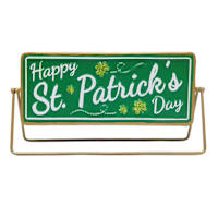 Green St. Patrick's Day Sign, 10"