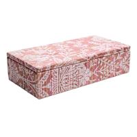 Small Lotus Pink Levy Woven Box, 11x5.5