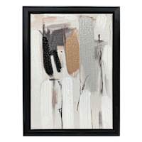 Beige Abstract Canvas, 6x8