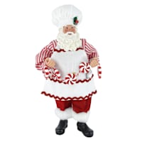 Peppermint Swirl Santa, 11"