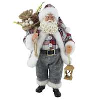 Homespun Red Santa, 11"