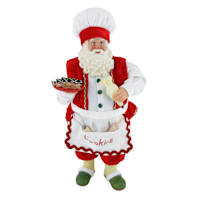 Gingerbread Lane Santa, 11"