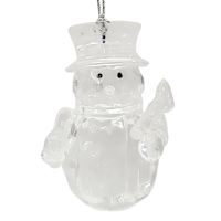 Arctic Wonderland Snowman Ornament, 1.5x2