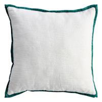 Dark Teal Oversized Outdoor Throw Pillow, 22"