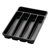 Black Cutlery Tray