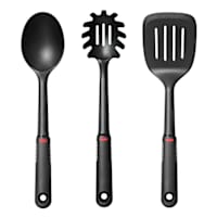 OXO Softworks 3-Piece Black Nylon Utensil Set