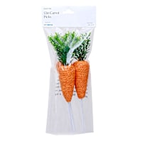 3-Count Seagrass Carrot Picks, 12"