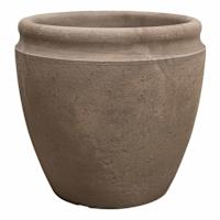Japi Neutral Antique Tall Outdoor Planter, Large