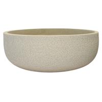 Japi Sandstone Rustic Bowl Outdoor Planter, Medium