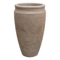 Japi Neutral Antique Tall Outdoor Planter, Small