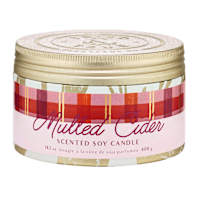 Mulled Cider Large Tin Candle, 15oz