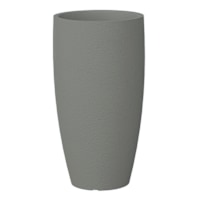 Japi Charcoal Slim Modern Outdoor Planter, Medium