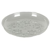 Clear Floor Guard Plant Outdoor Saucer, Medium