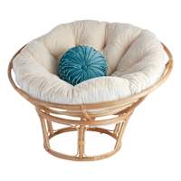 Papasan Chair 3-Piece Set