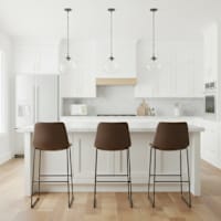 Set of 3 Drake Espresso Brown Barstools