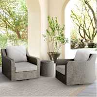 Glenco Patio Chair & Table 3-PIece Set