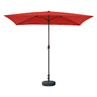 Crank Patio Umbrella, 6.5' & Base 2-Piece Set