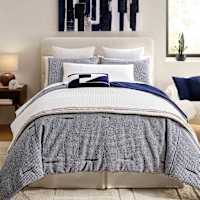 Crosby St. Blue & White Bedding Set