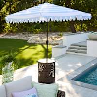 Highland Umbrella Patio Table & Umbrella 2-Piece Set