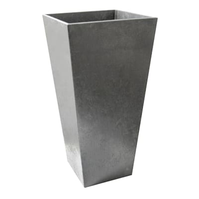 Sonata Silver Recycled Outdoor Planter, 28