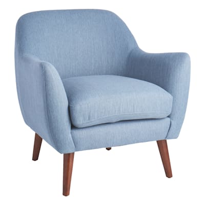 Honeybloom Braxton Accent Chair, Blue