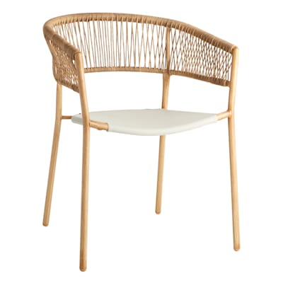 Crosby St. Brody Wicker Patio Chair, Natural