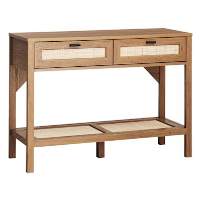 Honeybloom Hazel Wooden Console Table, Brown