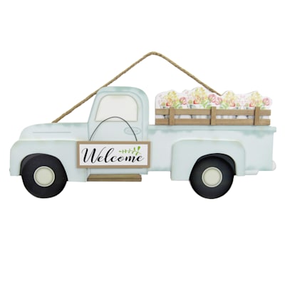 Truck with Flowers Outdoor Wall Decor, 17