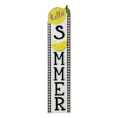 Lemon Summer Porch Leaner