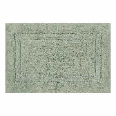 Honeybloom Racetrack Desert Sage Bath Rug, 20x30