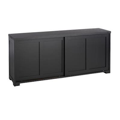 Huxley Wooden Media Cabinet, Black
