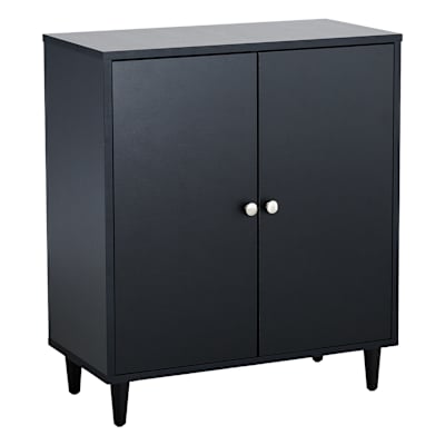 Onyx Wooden Cabinet, Black