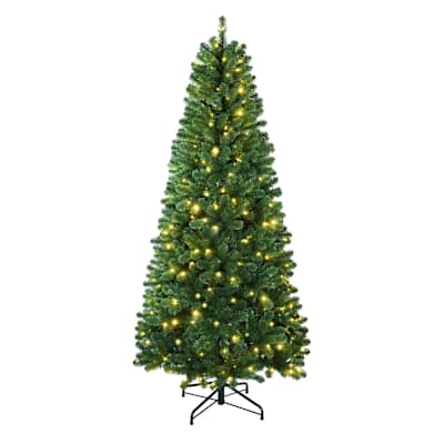(B1) Pre-Lit LED Granger Fir Christmas Tree, 7'