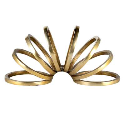 Gold Metal Decorative Slinky Ring, 11