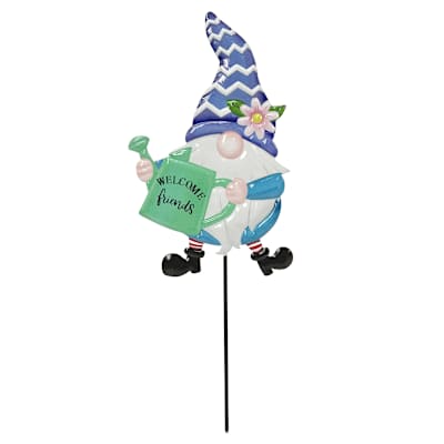 Welcome Friends Gnome Yard Pick, 11.5