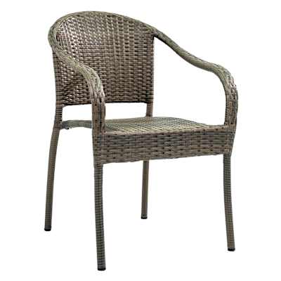 Providence Fairview Wicker Patio Dining Chair, Brown