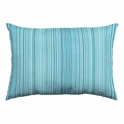 Sea Breeze Premium Woven Lumbar Outdoor Throw Pillow, 14x20