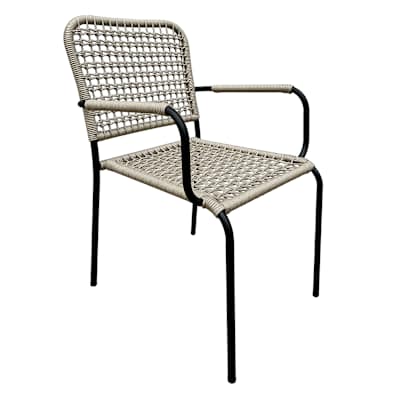 Crosby St. Byron Rope Patio Chair, Tan