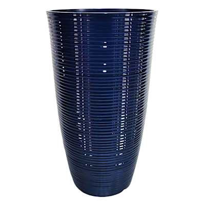 Millie Blue Tall Outdoor Planter, Medium