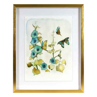 SCADpro Glass Framed Spring Wall Art, 17x21