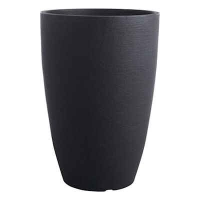 Japi Black Lead Rustic Cask Outdoor Planter, Large | At Home