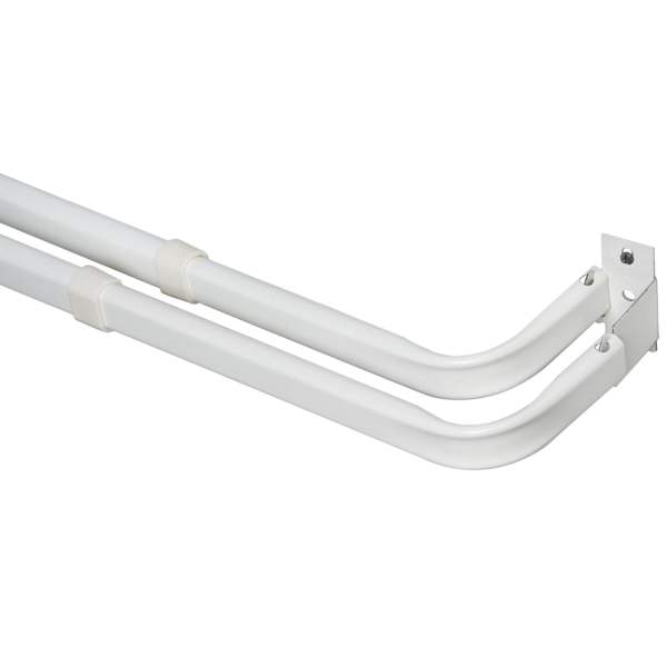 48-86 Heavy Duty Double Window Flat Rod 2 1/2 and 3 1/2 Projection