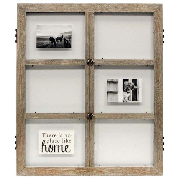 Framed Grey Float Collage Picture Frame, 24.8x29.6