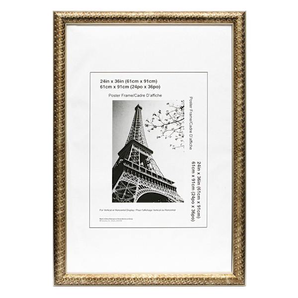 Lauren Gold Poster Wall Frame, 24x36