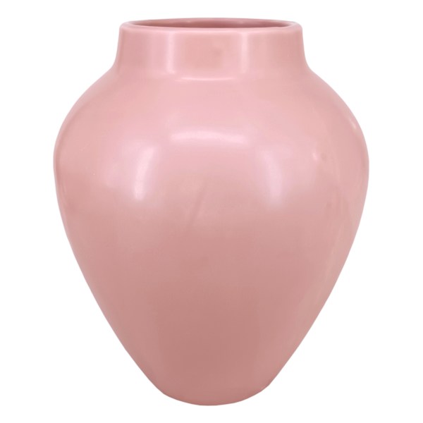 Pink Ceramic Vase, 8.5"